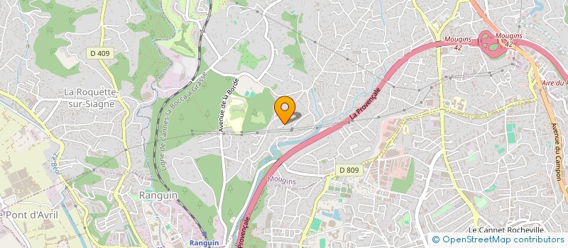 localisation de l'entreprise MONSIEUR SERGE GUYOMARD à MOUGINS