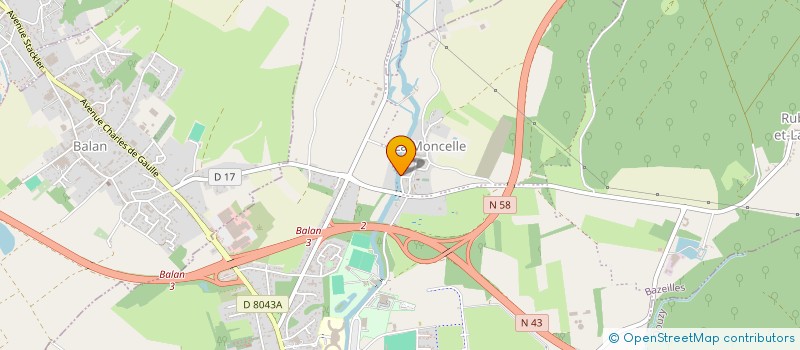 localisation de l'entreprise MONSIEUR SERGE HABARY  BAZEILLES