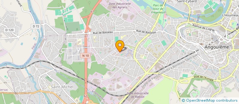 localisation de l'entreprise MONSIEUR SERGE HACHANI à ANGOULEME