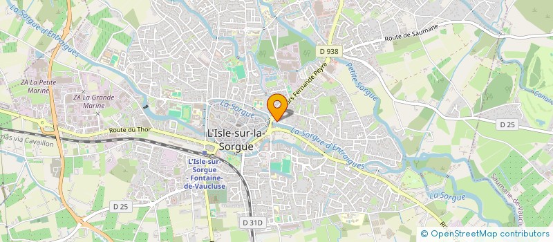 localisation de l'entreprise MONSIEUR SERGE HALILOU  L'ISLE-SUR-LA-SORGUE