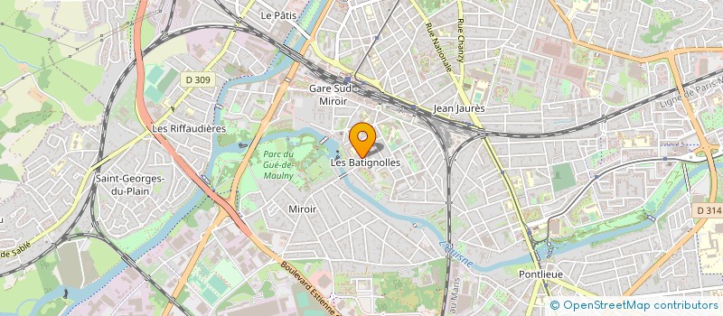localisation de l'entreprise MONSIEUR SERGE HAMELIN à LE MANS