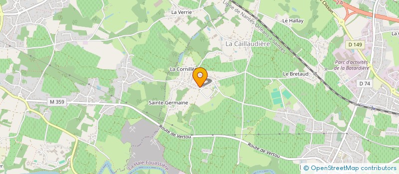 localisation de l'entreprise MONSIEUR SERGE HAMON à SAINT-FIACRE-SUR-MAINE