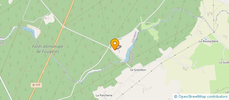 localisation de l'entreprise MONSIEUR SERGE HARNOIS  LANDEAN