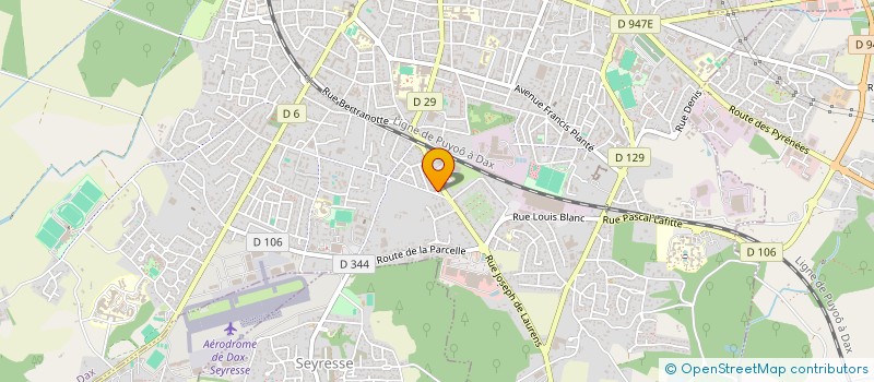 localisation de l'entreprise MONSIEUR SERGE HARRAN  DAX