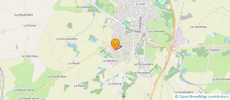 localisation de l'entreprise MONSIEUR SERGE HEMERY à AUBIGNY-LES CLOUZEAUX