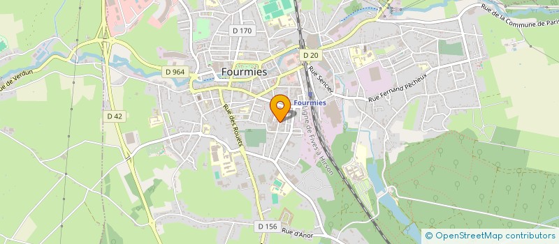 localisation de l'entreprise MONSIEUR SERGE HENDRICKX à FOURMIES
