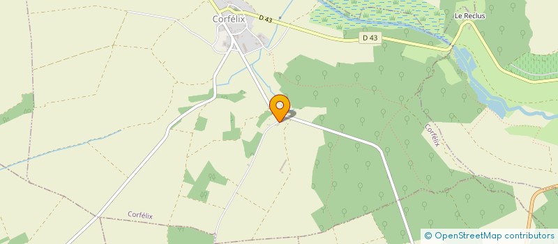 localisation de l'entreprise MONSIEUR SERGE HENRY  CORFELIX