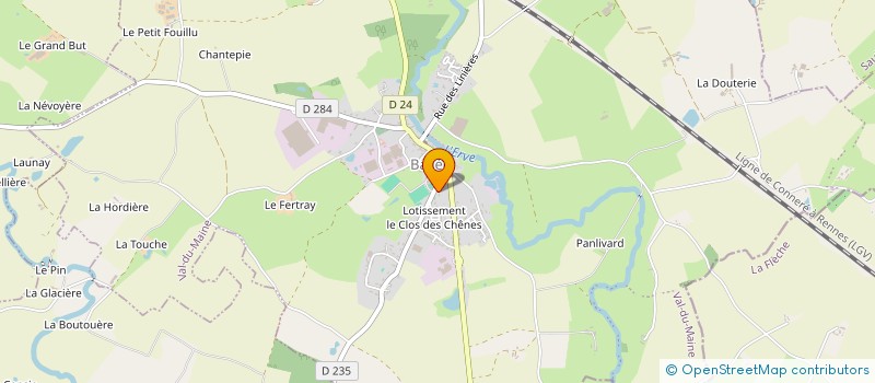 localisation de l'entreprise MONSIEUR SERGE HERAULT  VAL-DU-MAINE