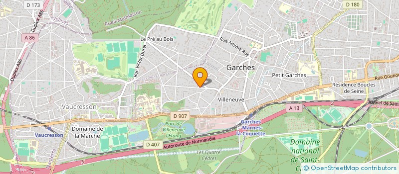 localisation de l'entreprise MONSIEUR SERGE HERMAN à GARCHES
