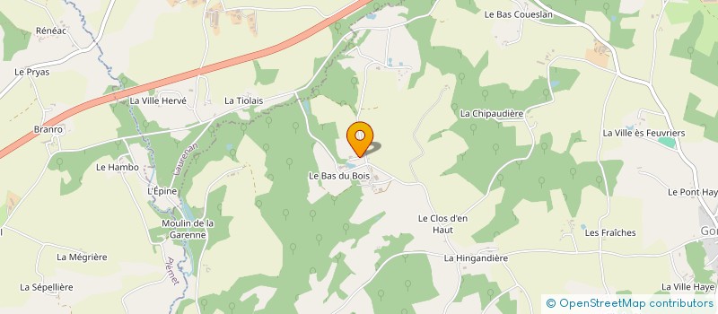 localisation de l'entreprise MONSIEUR SERGE HERVE  GOMENE