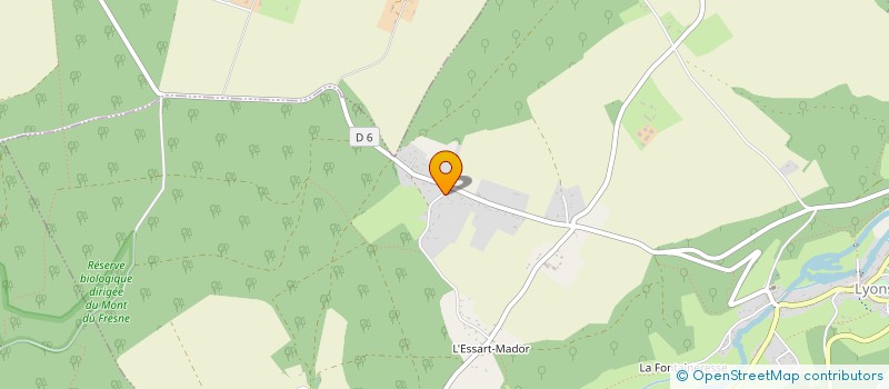 localisation de l'entreprise MONSIEUR SERGE HIRSCH  LYONS-LA-FORET