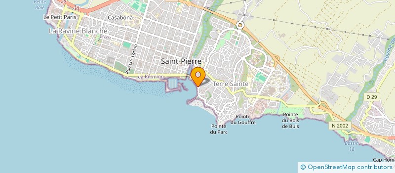 localisation de l'entreprise MONSIEUR SERGE HOARAU  SAINT-PIERRE