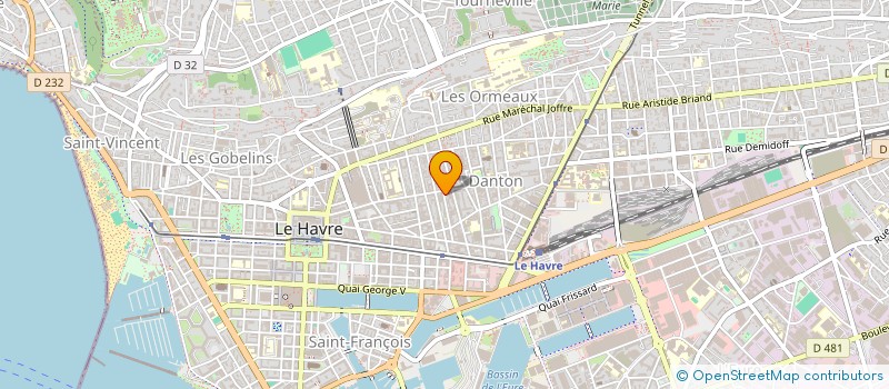 localisation de l'entreprise MONSIEUR SERGE HOLAY  LE HAVRE