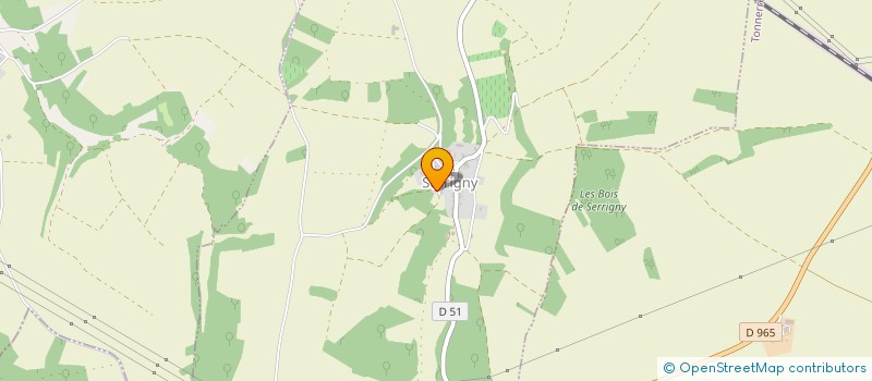 localisation de l'entreprise MONSIEUR SERGE HOOGHE  SERRIGNY