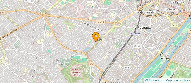 localisation de l'entreprise MONSIEUR SERGE HOUDBINE  NANTERRE