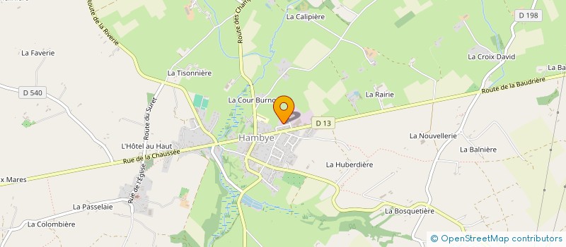 localisation de l'entreprise MONSIEUR SERGE HOUEL  HAMBYE