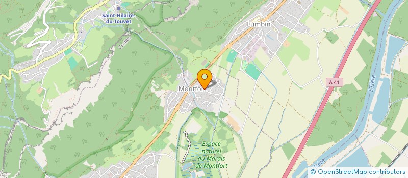 localisation de l'entreprise MONSIEUR SERGE HOUPPIN  CROLLES