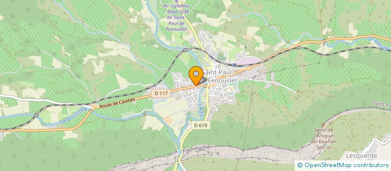 localisation de l'entreprise MONSIEUR SERGE IBANEZ  SAINT-PAUL-DE-FENOUILLET