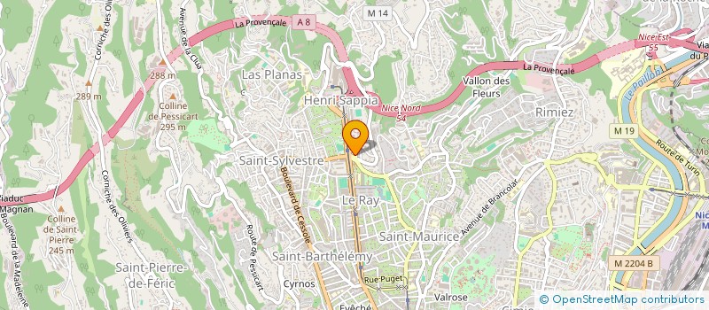localisation de l'entreprise MONSIEUR SERGE IMBERDIS à NICE