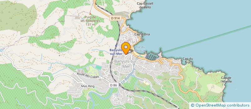 localisation de l'entreprise MONSIEUR SERGE INGARAO  BANYULS-SUR-MER