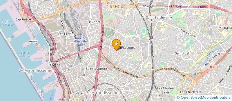 localisation de l'entreprise MONSIEUR SERGE ISNARD à MARSEILLE