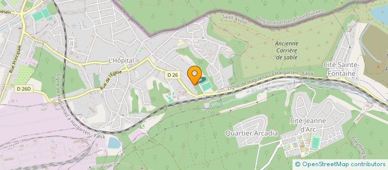 localisation de l'entreprise MONSIEUR SERGE ISSA  L'HOPITAL