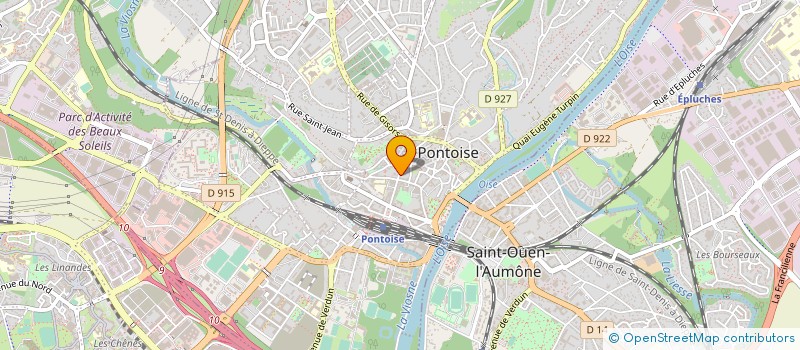 localisation de l'entreprise MONSIEUR SERGE IZZO  PONTOISE