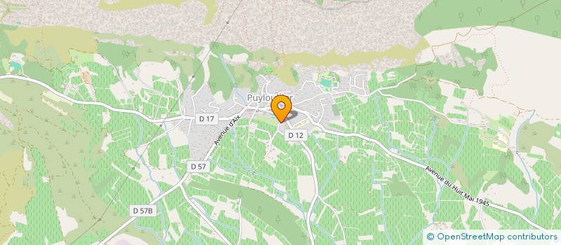 localisation de l'entreprise MONSIEUR SERGE JACQUET  PUYLOUBIER