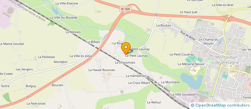 localisation de l'entreprise MONSIEUR SERGE JALU à MONTAUBAN-DE-BRETAGNE