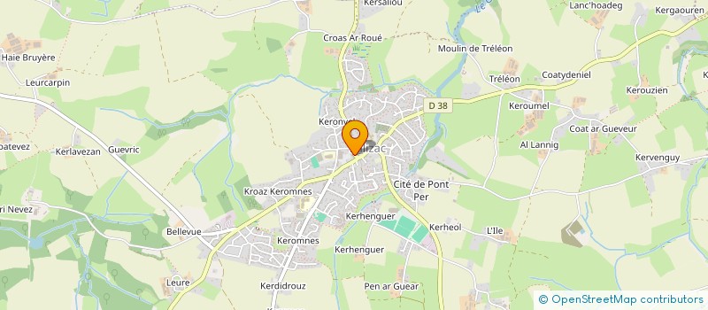 localisation de l'entreprise MONSIEUR SERGE JAOUEN à MILIZAC-GUIPRONVEL