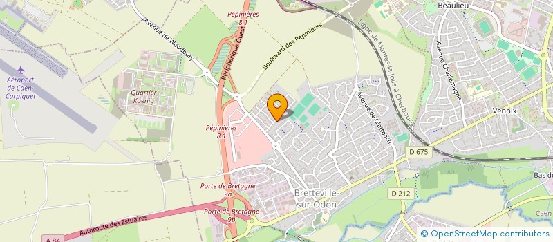 localisation de l'entreprise MONSIEUR SERGE JEANNOT  BRETTEVILLE-SUR-ODON