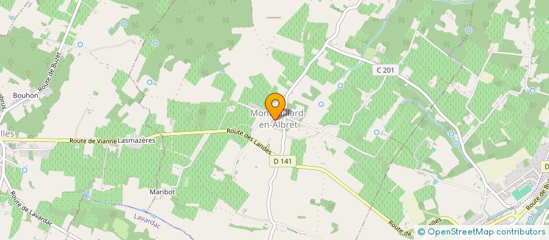 localisation de l'entreprise MONSIEUR SERGE JEROME LAVERNY  MONTGAILLARD-EN-ALBRET