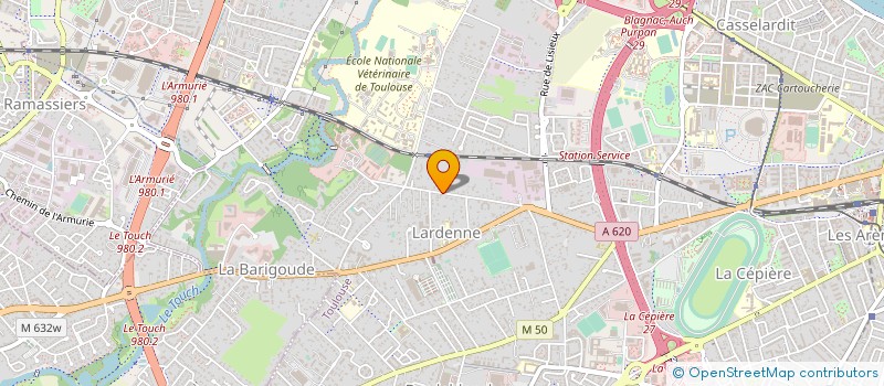 localisation de l'entreprise MONSIEUR SERGE JINER  TOULOUSE