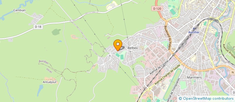 localisation de l'entreprise MONSIEUR SERGE JOACHIM à AURILLAC