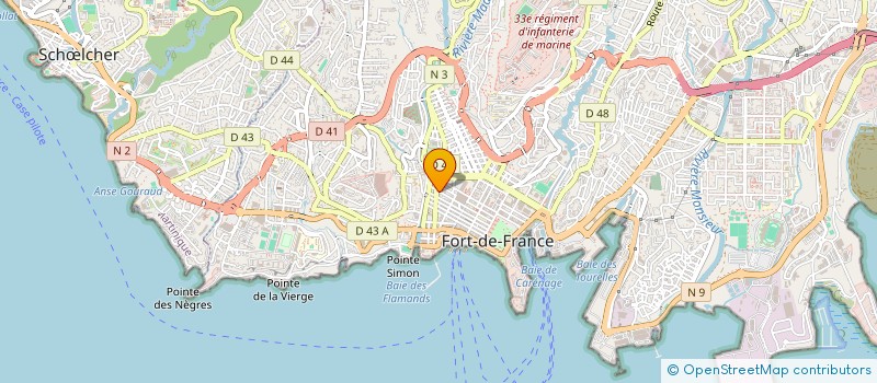 localisation de l'entreprise MONSIEUR SERGE JOSEPH-ANGELIQUE à FORT-DE-FRANCE