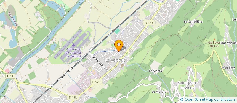 localisation de l'entreprise MONSIEUR SERGE JULLIEN-PALLETIER  LE VERSOUD