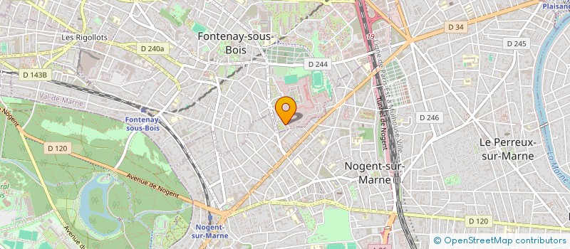 localisation de l'entreprise MONSIEUR SERGE KAY à FONTENAY-SOUS-BOIS