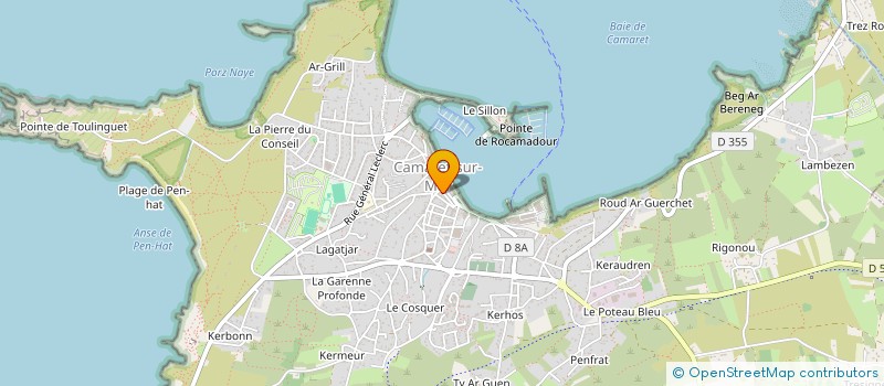 localisation de l'entreprise MONSIEUR SERGE KERGOAT  CAMARET-SUR-MER