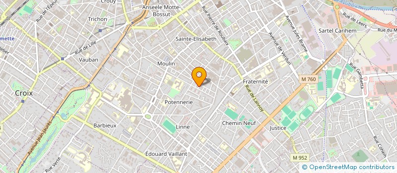 localisation de l'entreprise MONSIEUR SERGE KERN à ROUBAIX