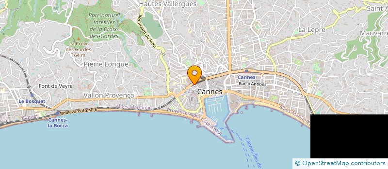 localisation de l'entreprise MONSIEUR SERGE KIMPYNECK  CANNES