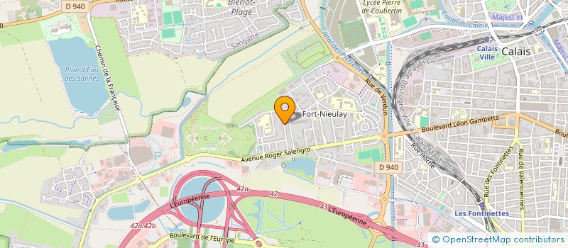 localisation de l'entreprise MONSIEUR SERGE KLAAS  CALAIS