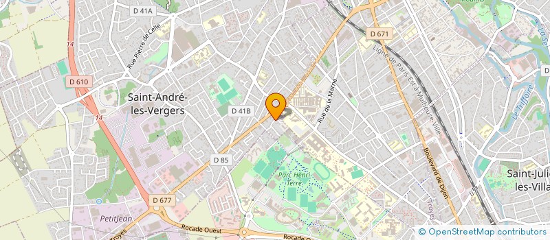 localisation de l'entreprise MONSIEUR SERGE KLEIN à SAINT-ANDRE-LES-VERGERS