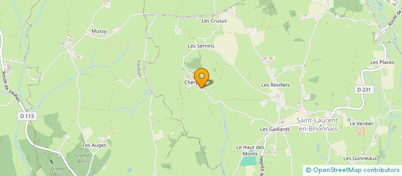 localisation de l'entreprise MONSIEUR SERGE KOCHEN  SAINT-LAURENT-EN-BRIONNAIS