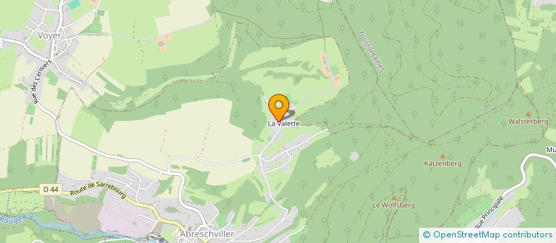 localisation de l'entreprise MONSIEUR SERGE KOLB  ABRESCHVILLER