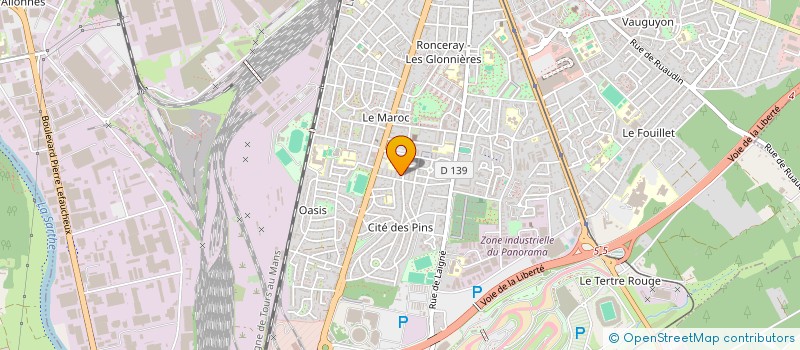 localisation de l'entreprise MONSIEUR SERGE KONZIKOLI KONDO  LE MANS