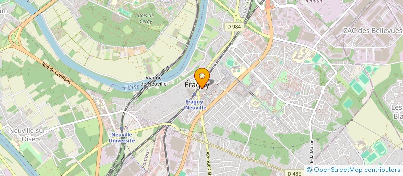 localisation de l'entreprise MONSIEUR SERGE KOUAKOU  ERAGNY