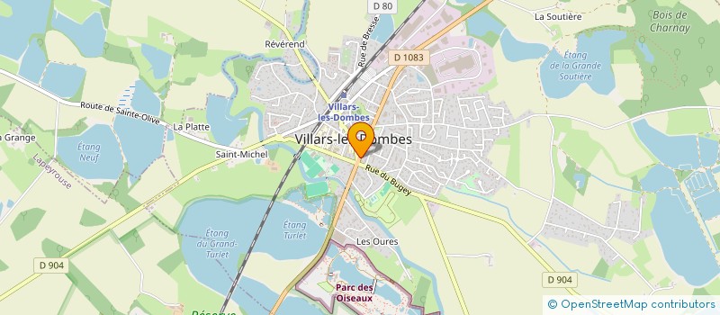 localisation de l'entreprise MONSIEUR SERGE KOUAME  VILLARS-LES-DOMBES