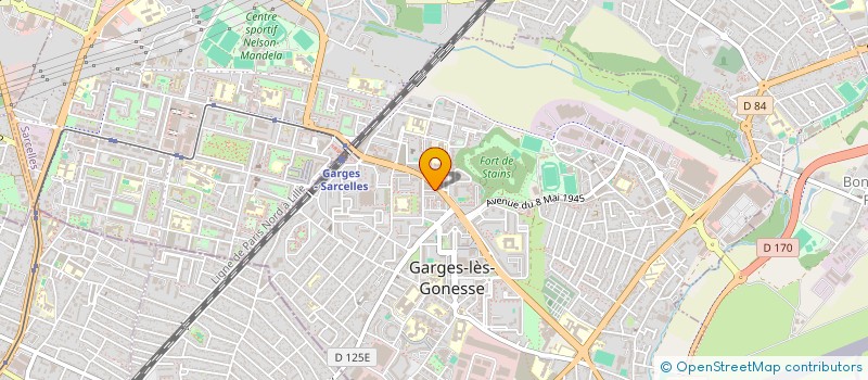 localisation de l'entreprise MONSIEUR SERGE KOUKA  GARGES-LES-GONESSE