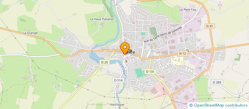 localisation de l'entreprise MONSIEUR SERGE KOUSSINSA à ERNEE