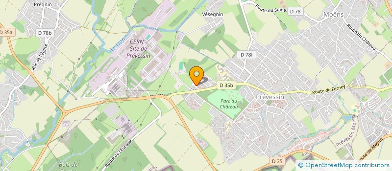 localisation de l'entreprise MONSIEUR SERGE KRAMER  PREVESSIN-MOENS